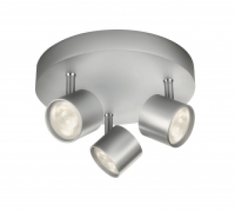 Philips Star LED 3 Plate Spotlight Aluminium