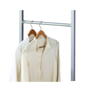 Wickes Wardrobe Rail Hanger Fixed Bar Kit 550mm