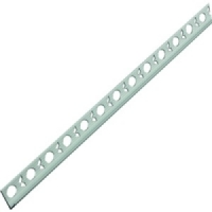 Wickes Tile Trim Brushed Silver Effect Anodised Aluminium 9m &pound;14.49