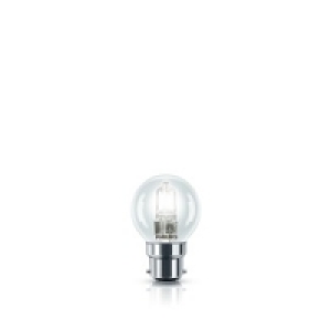 Philips 42W BC Halogen Mini Globe Bulb &pound;2.29