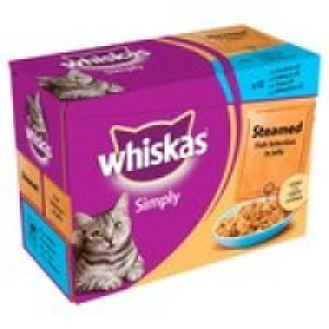 Whiskas Simply Steamed Fish Selection in £3.50