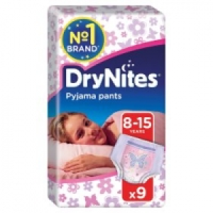 DryNites Pyjama Pants Girl 8-15 years £5.00