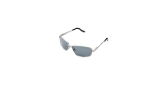 Silver Rectangular Framed Sunglasses