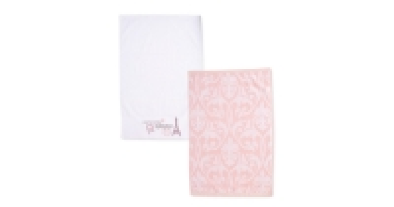 Vintage Travel Design Towels 2-Pack
