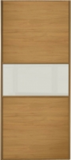 Wickes Sliding Wardrobe Door Fineline Oak Panel & Soft White
