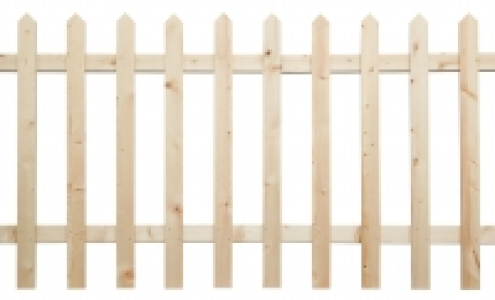 Wickes Palisade Picket Fence Kit 1.8m x 0.9m Untreated Timbe