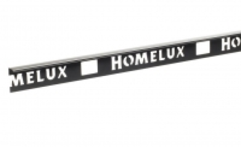Homelux 10mm Metal Straight Edge Gun Metal Tile Trim