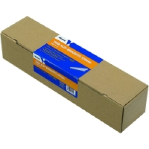 Wickes Twin Slot Brackets White 10 Pack 320mm