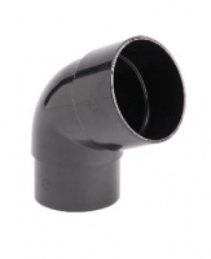 Wickes Black Miniline Downpipe 112.5 Deg Bend