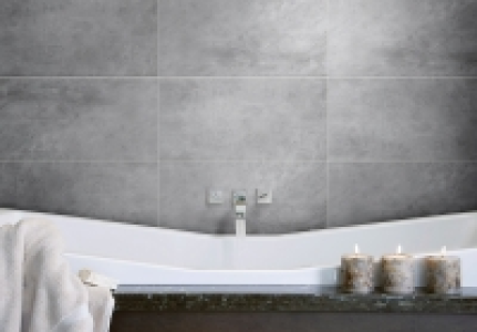 Wickes Grey Matt Porcelain Floor Tile 300 x 600mm