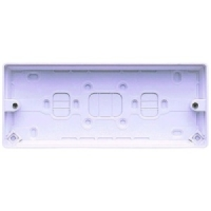 MK Surface Mounted Box Triple 30mm