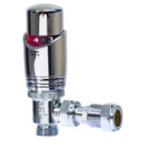 Drayton 15mm Angled TRV4 + L/S Chrome £42.99