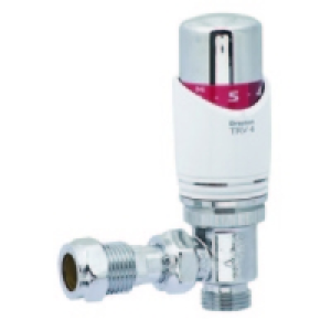 Drayton 15mm Angled TRV4 White Head