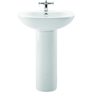 Nunica 600mm Basin with Full Pedestal