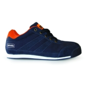 Halo Suede Safety Trainer Size 10 Navy