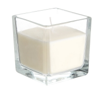 Wilko  Wilko Candle Square White Linen/Lily