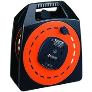 Wickes Cable Reel 2 Sockets 20m 10A