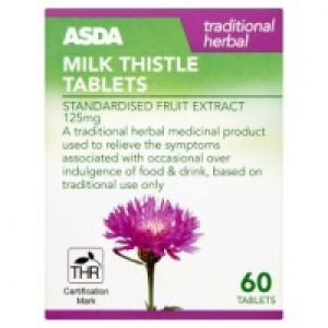 Asda Herbal Store Milk Thistle Film Coated Tablets