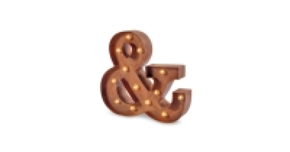 Copper LED & Sign £8.99