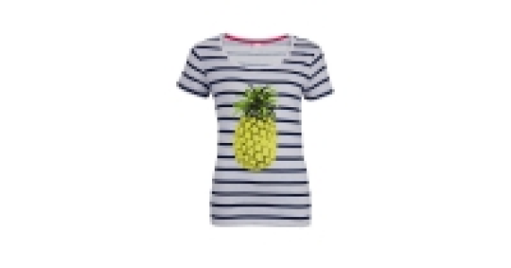Ladies Pineapple Print T-Shirt
