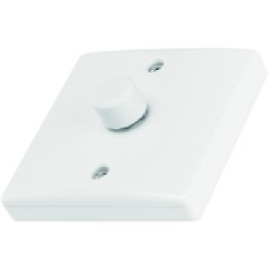 Dimmer Switch 1 Gang 2 Way 400W White Ultra Slim