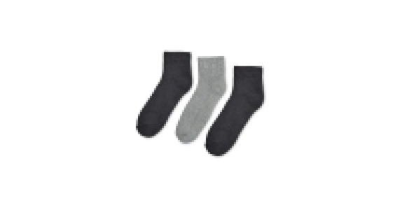 Mens 1/4 Length Sport Socks 3-Pack £2.99