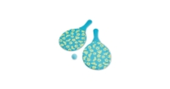 Blue/Yellow Beach Bat and Ball Set