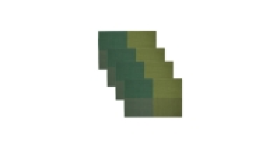 Woven Green Placemats - 4 Pack