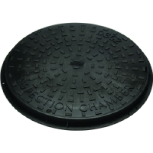 Wickes Black Drain Chamber Cover & Frame 450mm