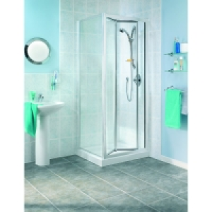 Wickes Bi-fold Shower Enclosure Door & Side Panel Silver Eff £171.59