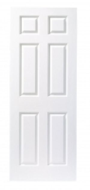 Wickes Woburn Internal Fire Door White Grained Moulded 6 Pan £79.99