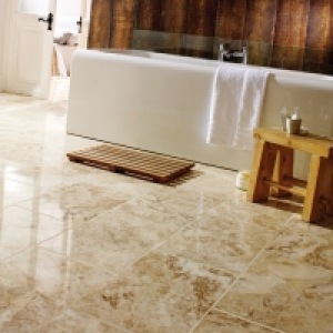 Wickes Beige Polished Marble Floor Tile 305 x 457mm