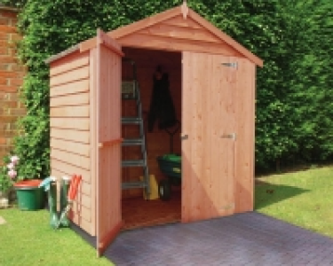 Wickes Double Door Overlap Apex Shed 6x4