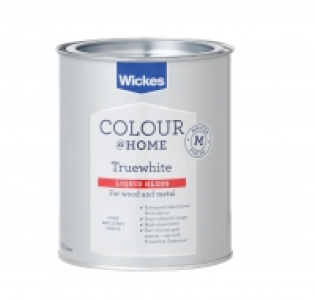 Wickes Truewhite Liquid Gloss Paint - Pure Brilliant White 7 £11.99