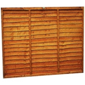 Wickes Overlap Fence Panel 1.8mx1.8m Autumn Gold