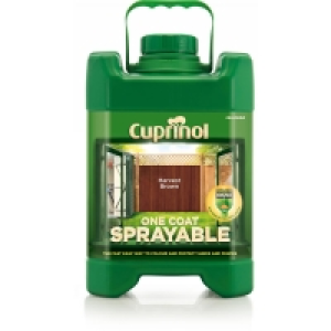 Cuprinol Sprayable Harvest Brown 5L £12.00