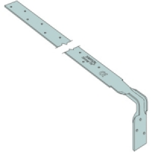 Heavy Engineered Strap 1500mm Bent 100mm