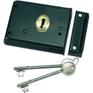Wickes Rim Deadlock Black 76x102mm £12.69