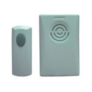 Wickes Plug in Door Chime with Push 75m Range £22.99