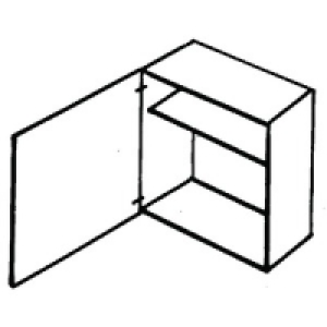 Calgary Wall Unit 600mm