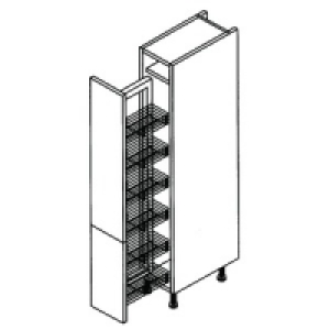 Casablanca Pull Out Larder Unit 300mm