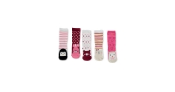 Animal Print Childrens Socks 5 Pack