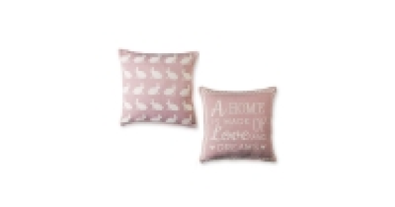 Rabbit Design Cushion Cover 2-Pack