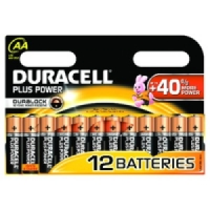 Duracell Plus Power Batteries AA PK12