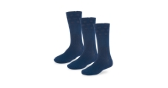 Navy Roomy Socks 3-Pack