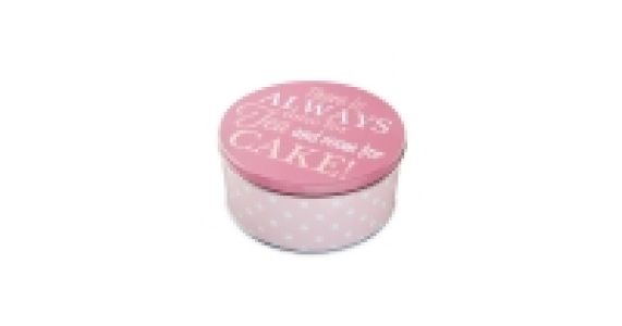 Vintage Text Cake Tin