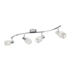 Philips Deltoid 4 Bar Spotlight Polished Chrome & Glass £59.99