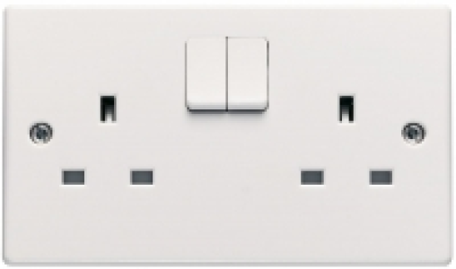 Schneider Ultimate 13AMP Dp Switched 2 Gang Socket