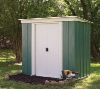 Rowlinson Metal Pent Shed without Floor 6x4