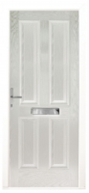 Wickes London Composite Door White 4 Panel 2100 x 920mm Righ £599.00